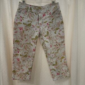 Croft & Barrow Floral Print Capris